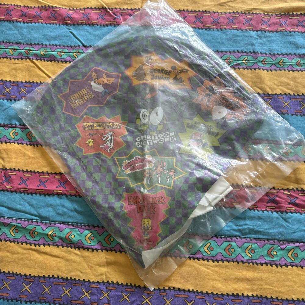 Vintage NEW 1995 Hanna Barbera Cartoons Dexter, Bravo, Powerpuff, Cow‎ RARE Kite